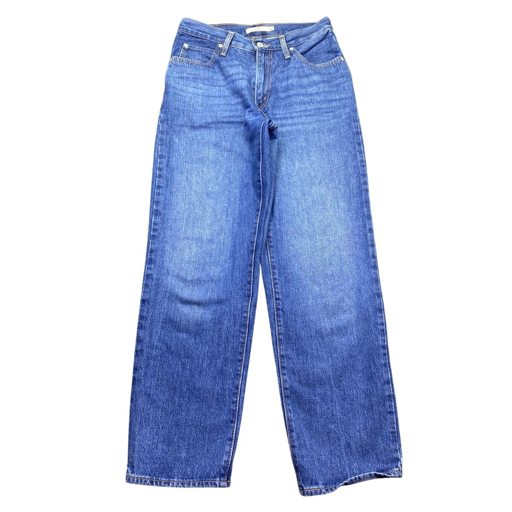 Levis 94 Baggy Wide Leg High Rise Blue Denim Jeans Sz 26 Grunge Retro Skater